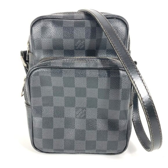 LOUIS VUITTON N41446 Damier Graphite Rem Crossbody bag Pochette Shoulder Bag - Picture 1 of 16